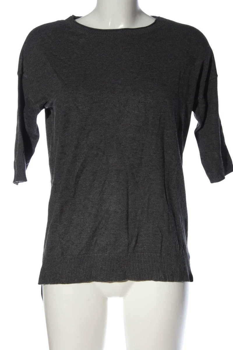 Pull Col En V Canda Pour Femme - Taille 46, Gris Clair/rose/blanc Cassé - Occasion Très Bon état