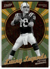2023 Panini Prestige Peyton Manning Living Legends Xtra Points Gold #/75 #LL-26
