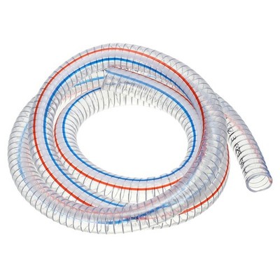PATIKIL 7/8'' ID Wire Reinforced Hose 6.6 Ft, PVC Vinyl Suction Tubing High Pr...