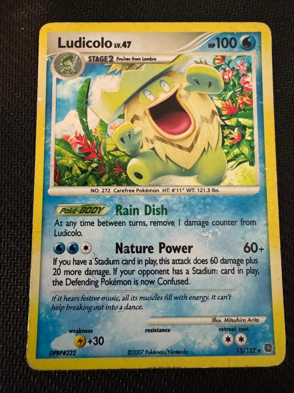 Ludicolo 13/132 Holo Rare Secret Wonders Pokemon Heavily Played