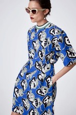 Jigsaw Collagerie T-shirt Dress Size UK 10 RRP £185 Sold Out