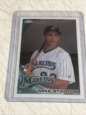 2010 Topps Chrome Mike Stanton Rookie #190 Miami Marlins/New York Yankees