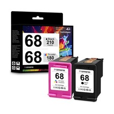 68 Ink Cartridges Replacement for HP 68 Ink Combo Pack for Envy 6555e 6155e 6...
