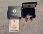2011-W $1 1-oz Proof American Silver Eagle w/ Box, OGP &COA