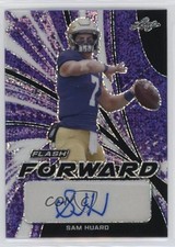 2022 Leaf Flash Forward Purple Metalized Sparkles 19/20 Sam Huard #SH1 Auto 0ui5