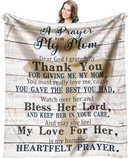 Mom Blanket - Birthday Gifts for Mom from Daughter, Son - Mother Birthday Gifts