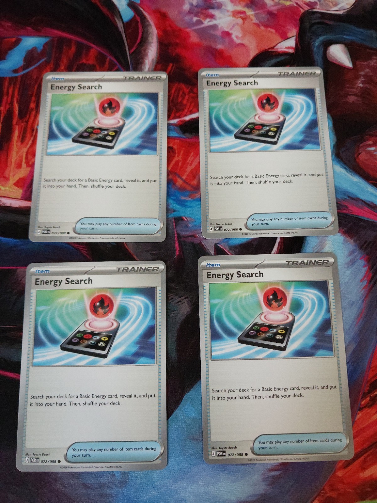 Pokemon Item Energy Search Playset 72/88 ME3: Perfect Order