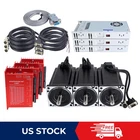 3 Axis 12Nm 1700oz.in Nema 34 Closed Loop Stepper Motor Kit V2.0 w/ Power Supply