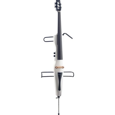 Stagg 4/4 Electric Cello With Gigbag, White
