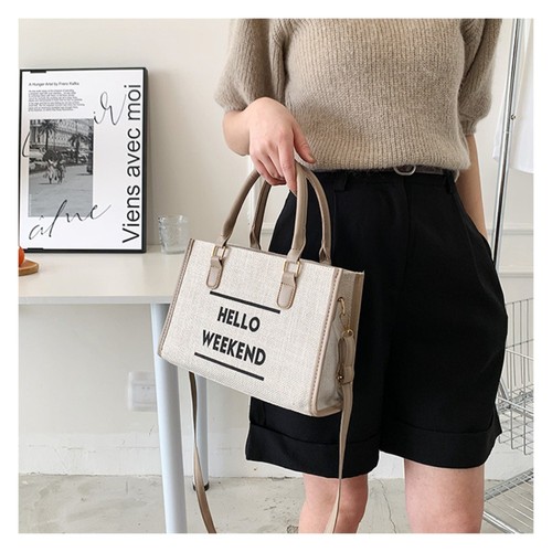 Trendy Canvas Bag Women Handbag New Shoulder Bag - Picture 7 of 15