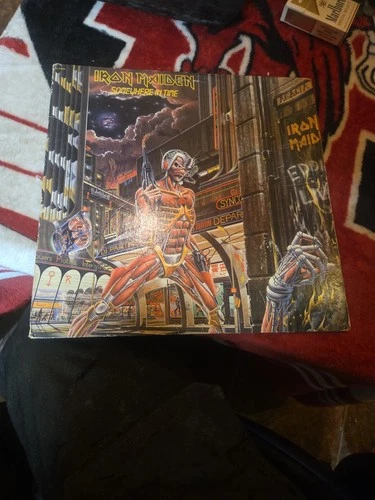 Iron Maiden Somewhere In Time Vinyl LP Capitol Records cool