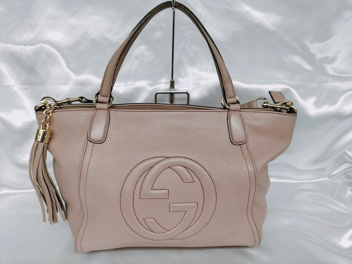 GUCCI SOHOハンドバッグ　ショルダーバッグ 2way GUCCI Soho Two-Way Shoulder Bag 10.2 inch | eBay