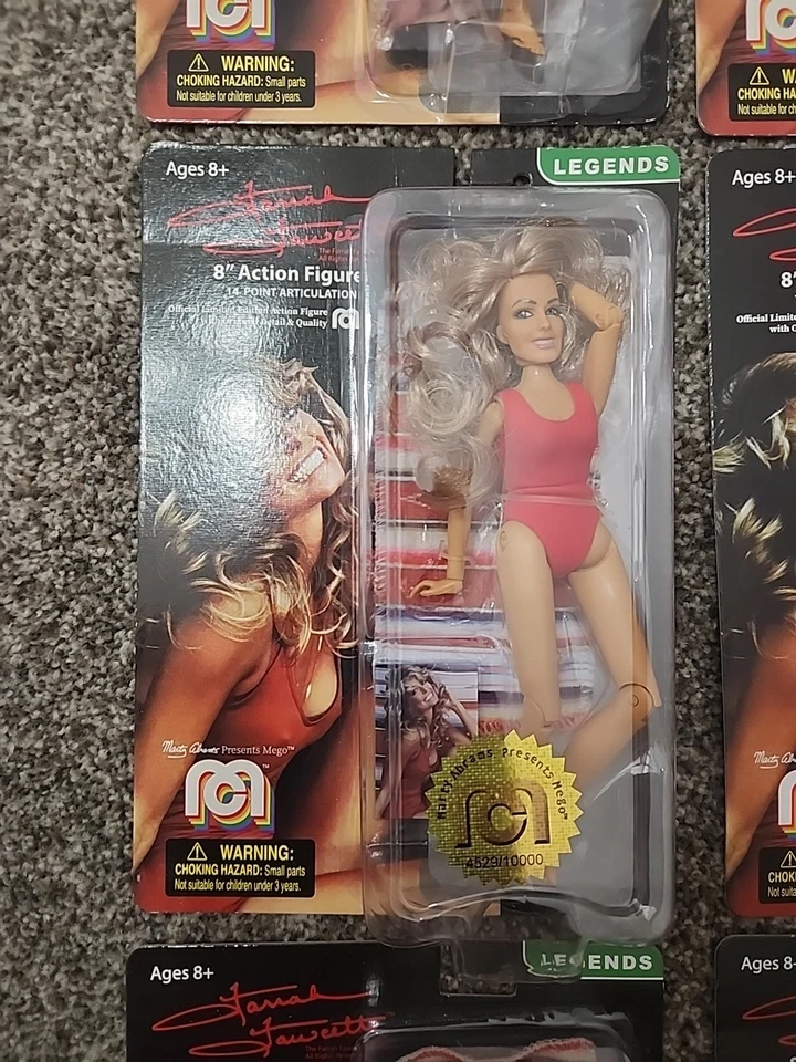 Figura de acción 8x FARRAH FAWCETT 8 pulgadas Mego (2018) Charlie's Angels serie # Foto 4 de 4