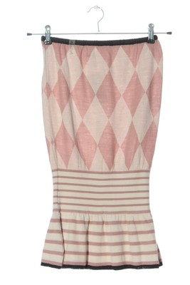 KILLAH Strickrock Damen Rock Gr. DE 36 pink-wollweiß Casual-Look