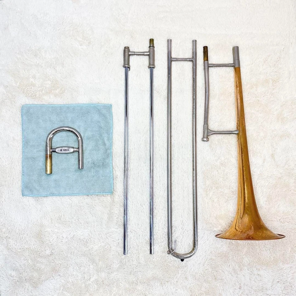 Yamaha YSL-651 Tenor Trombone w/ Case Brass Wind Instrument Japan - Image 4 of 4