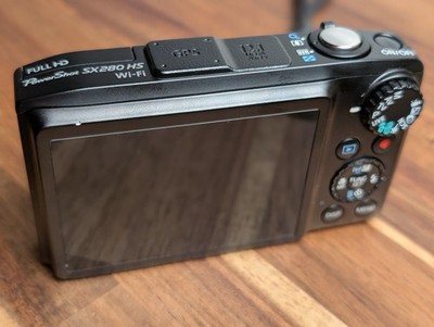 Excellent Canon PowerShot SX280 HS Black 12.1MP Compact Digital