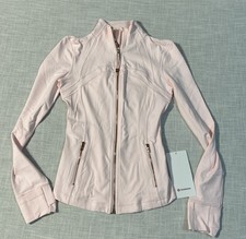 Lululemon Women  s Define Jacket Nulu Pink PIAR Gold SZ 4 Rose Gold Full Zip NEW
