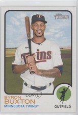 2022 Topps Heritage Oversized Base 1973 Topps /1000 Byron Buxton #OB-BBX 4l8