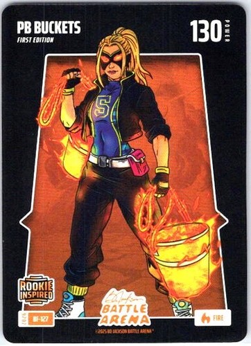 2026 Bo Jackson Battle Arena 'PB Buckets' - Fire Battle Foil Paige Bueckers RC