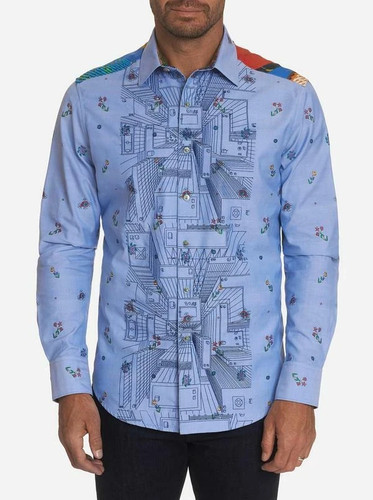 Robert Graham Limited Edition Happiness Awaits Multicolor Size M $398 - NWT
