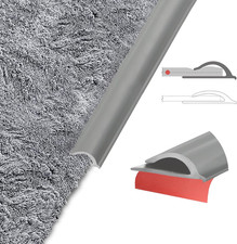 Flexible Carpet Edge Trim   Self-Adhesive Waterproof Cuttable Safety Edging for