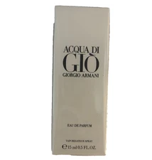 Giorgio Armani Acqua Di Gio Eau De Parfum Men 15ml / 0.5oz EDP New Spray Sealed