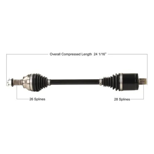 Tytaneum Heavy Duty Rear Left or Right CV Axle Polaris Sportsman XP 1000 21 - Foto 1 di 3