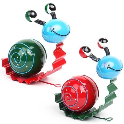 Metal Snail Garden Decor Cute Outdoor Yard Art Set of 2 for Lawn & Patio