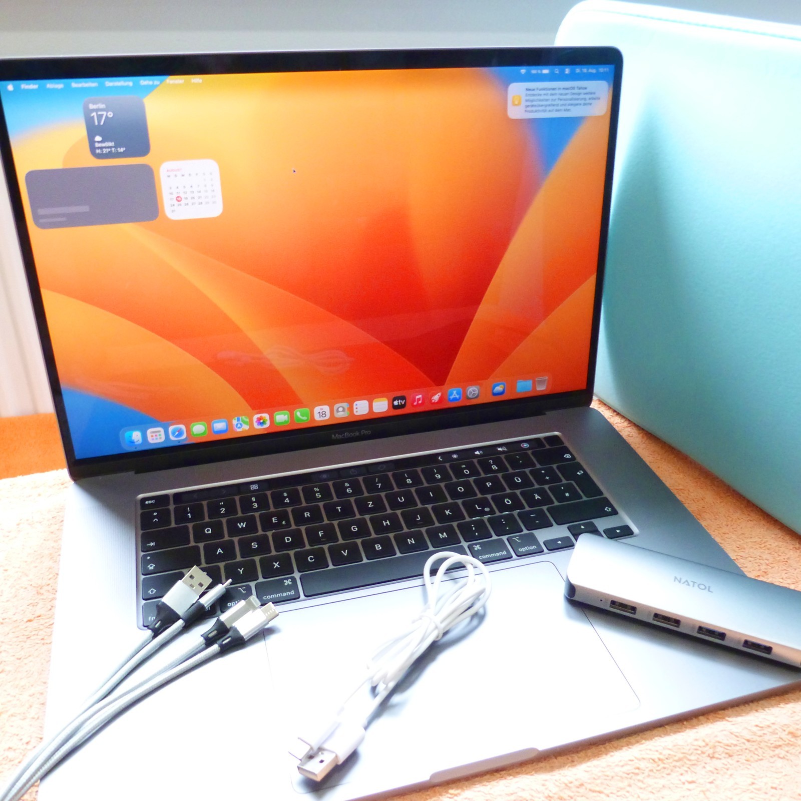 Apple MacBook Pro 2019 16Zoll 3K RETINA I 4TB SSD I 32GB RAM OCTA Core i9 ios26