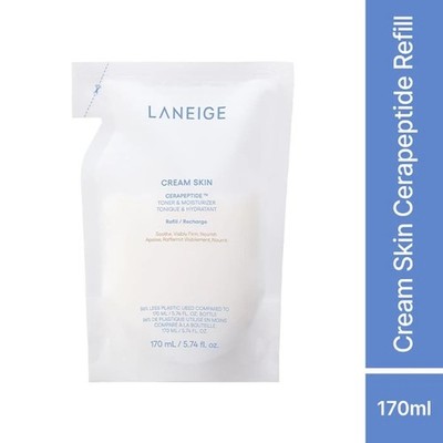 LANEIGE Cream Skin Toner Cerapeptide Refill & Moisturizer - 170ml