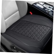 Bottom Seat Covers for Cars, Black Leather Front Seat Covers black 1