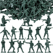 100PCS Army Men Toy Soldiers, Plastic Soldier Figures Army Men Playset Multiple