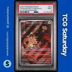 2025 POKEMON DESTINED RIVALS #203/182 TEAM ROCKET MEOWTH ILLUSTRATION RARE PSA 9