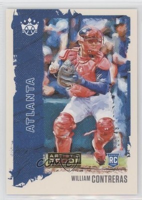 2021 Diamond Kings Artist Proof Gold 28/49 William Contreras #34 Rookie RC 0b3
