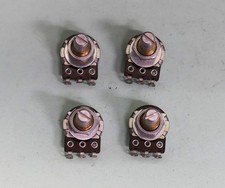 4 ALPHA 25K mini Size Volume Pots Long BRASS threads Potentiometers 15A25K 9142