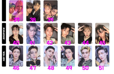 MONSTA X - THE X Album book / MD / DigiPack Official PHOTOCARD