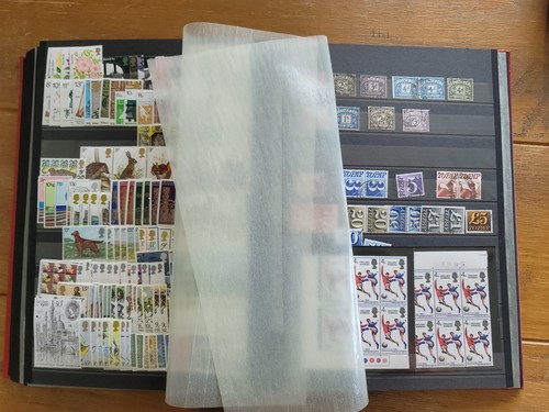 Lindner Stock Book Stamp Album Containing GB Stamps QV To QEII - 第 21/24 張圖片