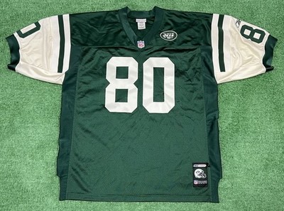 New York Jets NFL Jersey Wayne Chrebet Autograph Reebok Size 52 Authentic Helmet