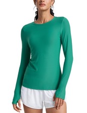 Womens Cloudweight Long Sleeve Workout Tops Lightweight Athletic Basic Shirts...