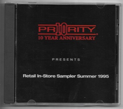 PRIORITY RECORDS - SAMPLER 1995 * ICE CUBE * BUMS * E-A-SKI * MACK 10 * RARE