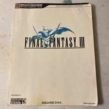 Final Fantasy III Strategy Guide Book Official Bradygames 2006