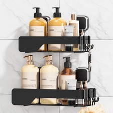 Shower Caddy Suction Cup 2 Pack,Stainless Steel Rustproof Shower Shelves