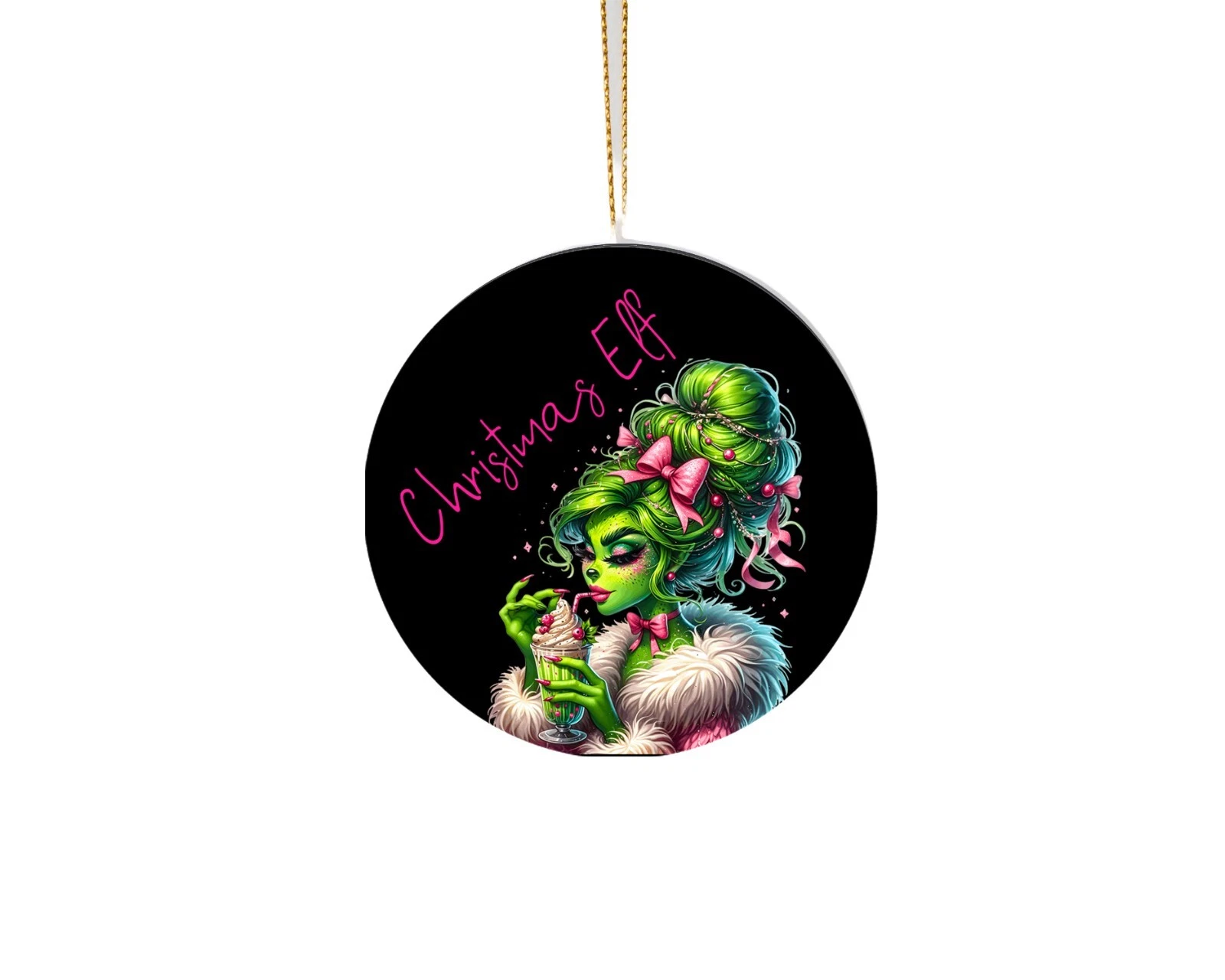 Christmas Elf Ceramic Christmas Ornament Christmas Tree Decoration
