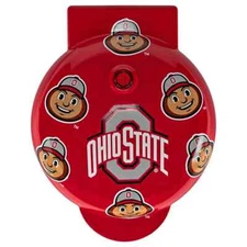 Uncanny Brands Ohio State Buckeyes Brutus Buckeye Mini Waffle Maker