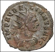 Aurelian Antoninianus Roman coins ancient Rome ancient bronze Roman coins