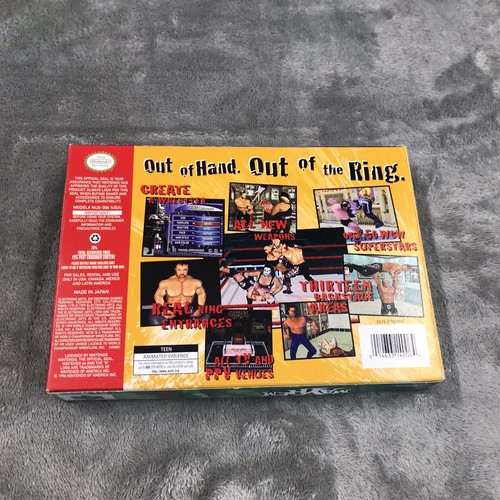WCW Mayhem Wrestling N64 Nintendo 64 En Caja SIN MANUAL NI INSERTOS - Imagen 3 de 9