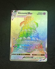 Carta Pokémon - Alcremie VMAX 073/072 Rainbow Hyper Destino Splendente NM ITA