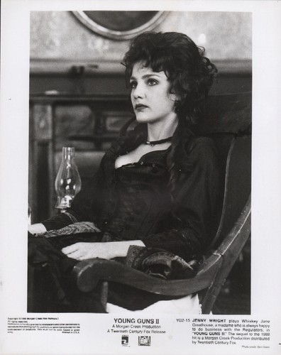 JENNY WRIGHT in "Young Guns II" - Original Vintage PORTRAIT - 1990