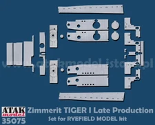 Atak 1/35 Tiger I Late Production Zimmerit set for Rye Field Model RM-5015 kits
