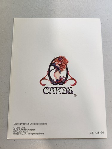 Olivia De Berardinis Greeting Cards 70s-90s Pin-Up Pick your card Now $5 Each - Picture 17 of 315
